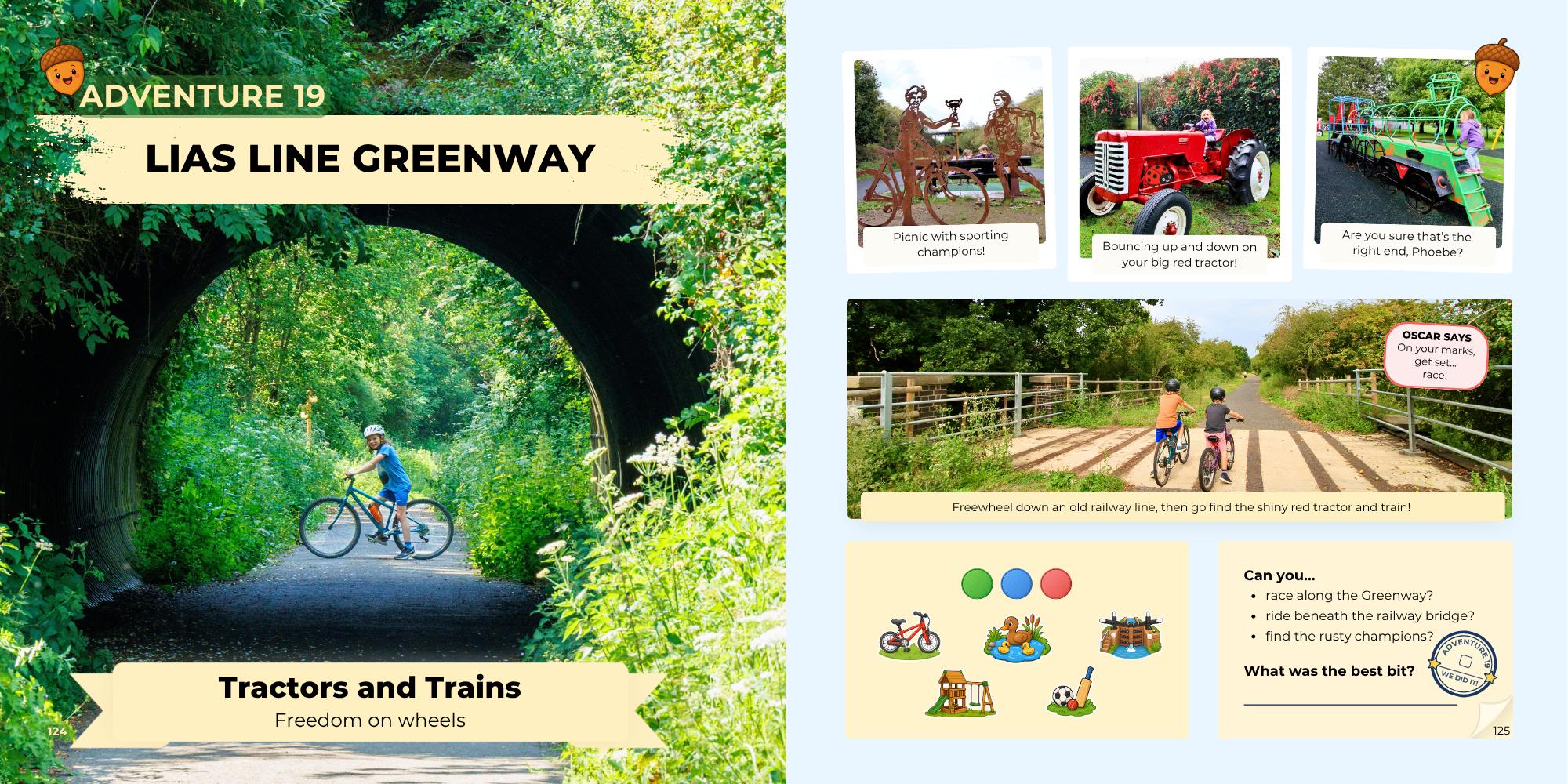 Home lias line sample adventure double page kids